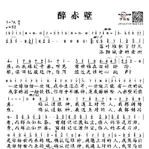 醉赤壁_通俗唱法乐谱_词曲:方文山 林俊杰 蔡政勋