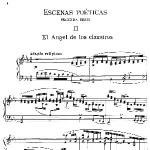 Escenas Poeticas 钢琴谱 恩里克 格拉纳多斯
