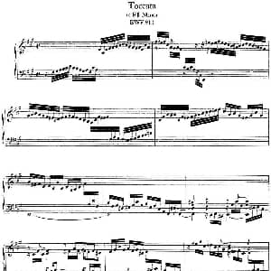 Toccata BWV 910 钢琴谱 约翰.塞巴斯蒂安.巴赫