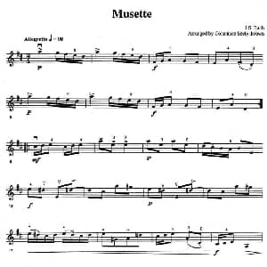 小提琴谱 | MUSETTE