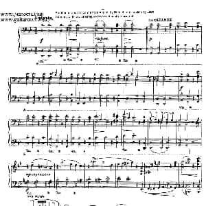 Sarabande & Chaconne 钢琴谱 亨德尔原曲 李斯特改编