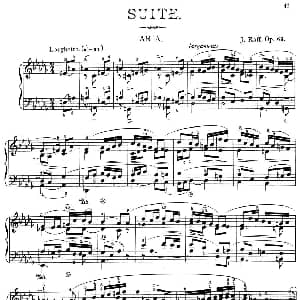 a小调第一组曲 Op.69 钢琴谱 约瑟夫 乔西姆 拉夫