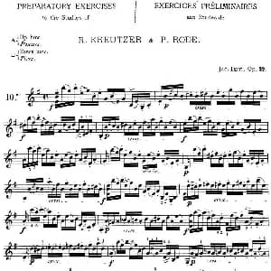 小提琴谱 | 顿特24首小提琴练习曲 作品37—10 顿特