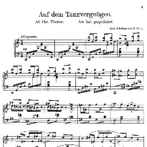 4 Lyric Pieces Op 74 钢琴谱 简 西贝柳斯