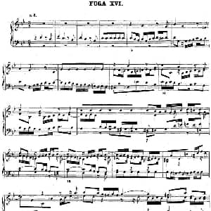 巴赫 平均律钢琴曲集 第二卷 之赋格曲 钢琴谱 巴赫