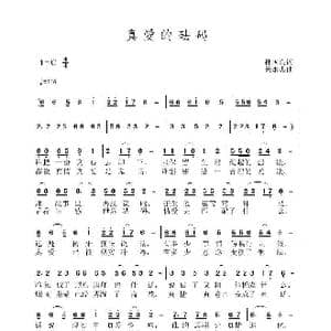 真爱的砝码_歌曲简谱_词曲:孙国良 黄永杰