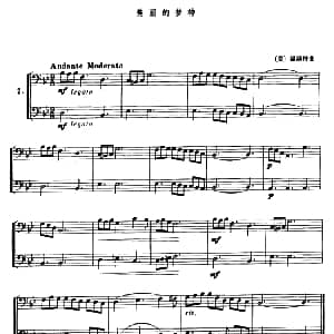 美丽的梦神 长号二重奏 美 福斯特