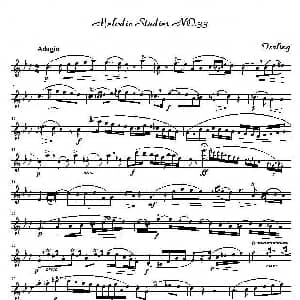 萨克斯谱 | 四十八首旋律练习曲之三十三