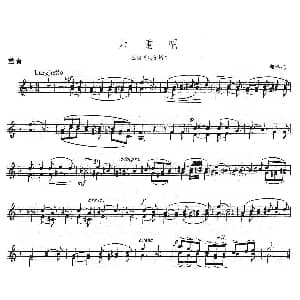 小提琴谱 | 六重唱 重奏 ​弗洛托