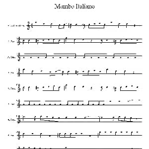 萨克斯谱 | Mambo Italiano