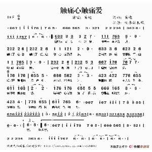 触痛心触痛爱_歌谱投稿_词曲:吴迪 吴迪