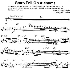 萨克斯谱 | Stars Fell On Alabama