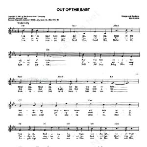 OUT OF THE EAST_外国歌谱