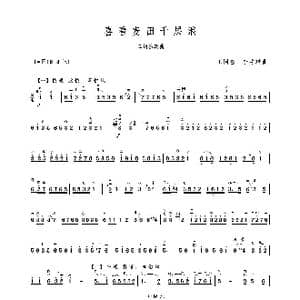 喜看麦田千层浪_歌谱投稿_词曲: 王国潼 李秀琪