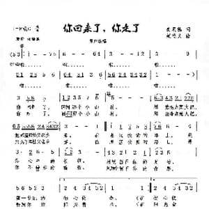 你回来了,你走了_歌谱投稿_词曲:麦展穗 梁登义