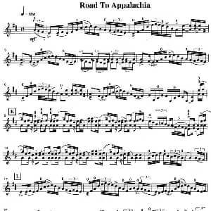 小提琴谱 | Road To Appalachia