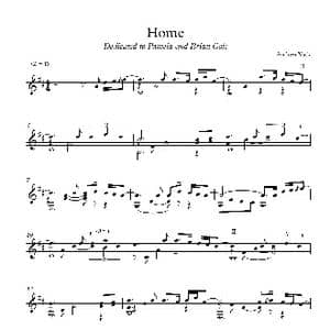 家_歌曲简谱_词曲: Andrew York