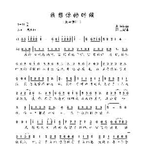 我想你的时候_歌曲简谱_词曲:龙军 龙军