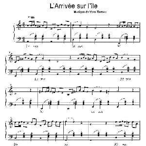 手风琴谱 | L’Arrivée sur l’ile Yann Tiersen 杨提尔森