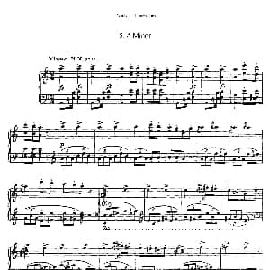 8 Humoresques Op.101 钢琴谱 安东宁 德沃