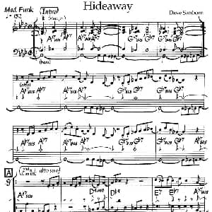 Hideaway 钢琴谱