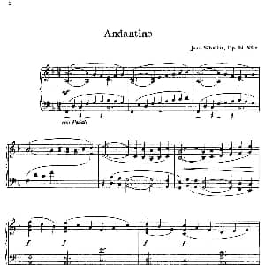 10 Pieces Op.24 钢琴谱 简 西贝柳斯