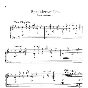 Six Humorous Bagatelles Op.11 钢琴谱 卡尔 奥古斯特 尼尔森