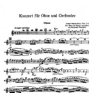 萨克斯谱 | C大调协奏曲 第一乐章 海顿