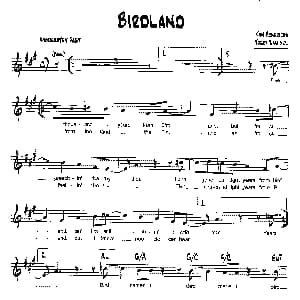 BIRDLAND 降B爵士乐谱