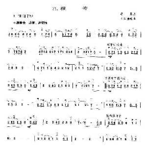 二胡谱 | 很苦 王国潼编曲 订谱 李泉