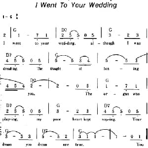 I Went To Your Wedding 美国 _外国歌谱