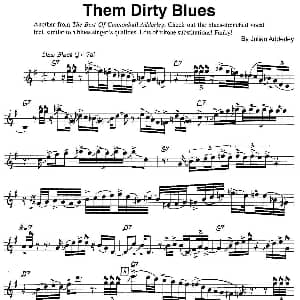 萨克斯谱 | Them Dirty Blues