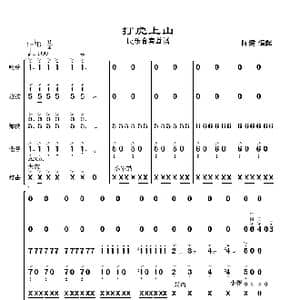 打虎上山_歌曲简谱_词曲: 陈健