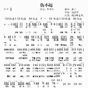 伤不起_歌谱投稿_词曲:林夕 饶善强