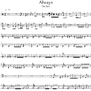 Bon Jovi Always 爵士鼓谱