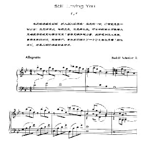 Still loving you 钢琴谱 Rodolf Schenker