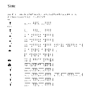 Sinte 非洲手鼓谱