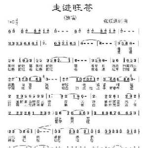 走进旺苍_民歌简谱_词曲:张联通 张联通