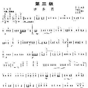 柳琴考级曲目三级 步步高