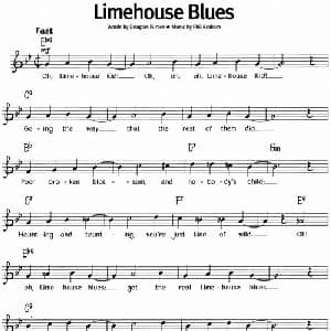 蓝调音乐:Limehouse Blues_外国歌谱