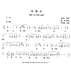 二人转谱 | 鸳鸯扣 九子图 唱段 董玮