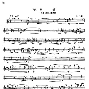 醉仙 箫 五线谱 王宁