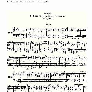 18 German Dances and Ecossaises D.783 钢琴谱