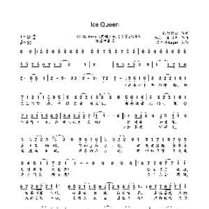Ice Queen_歌曲简谱_词曲:郭德紫毅 鸭毛 SNH48宋昕冉