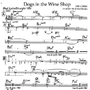 Dogs in the Wine Shop 钢琴谱