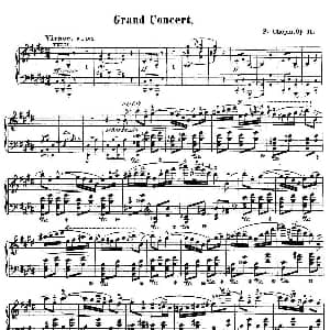 e小调第一钢琴协奏曲 Op.11 钢琴谱 弗雷德里克 肖邦 Frederic Chopin