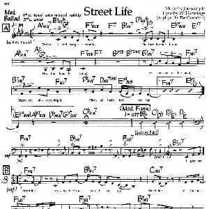 Street Life 钢琴谱