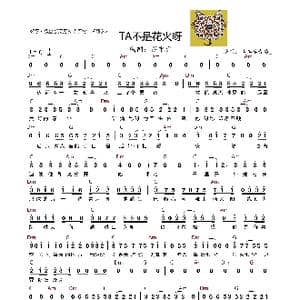 Ta不是花火呀_歌谱投稿