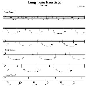 Long Tone Exercises C Tuba 大号练习教材选曲