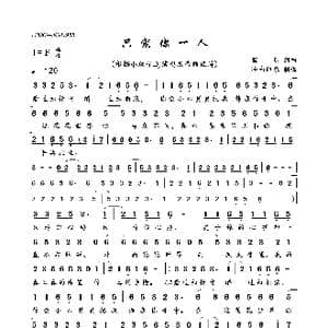 只宠你一人_歌曲简谱_词曲:蓝乐 蓝乐